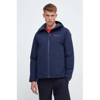 Jack Wolfskin geacă outdoor Wisper culoarea albastru marin