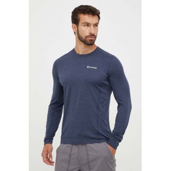 Montane longsleeve funcțional Dart culoarea albastru marin