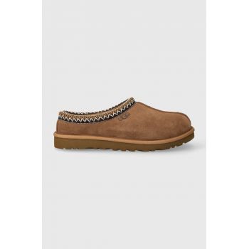 UGG papuci din piele intoarsa Tasman culoarea maro, 5950