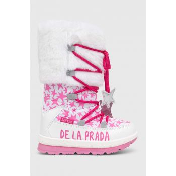 Agatha Ruiz de la Prada cizme de iarna copii culoarea alb