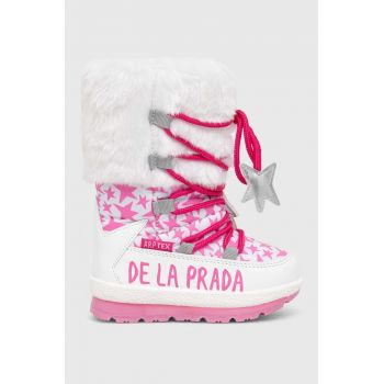 Agatha Ruiz de la Prada cizme de iarna copii culoarea alb