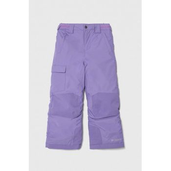Columbia pantaloni de schi pentru copii culoarea violet