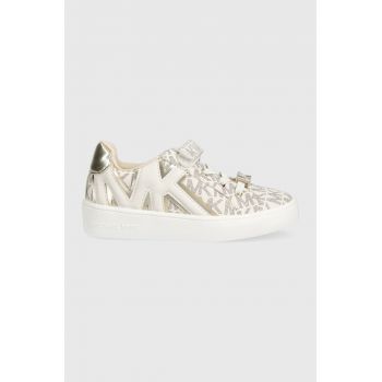 Michael Kors sneakers pentru copii culoarea bej