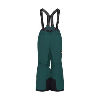 Lego pantaloni de schi pentru copii culoarea verde