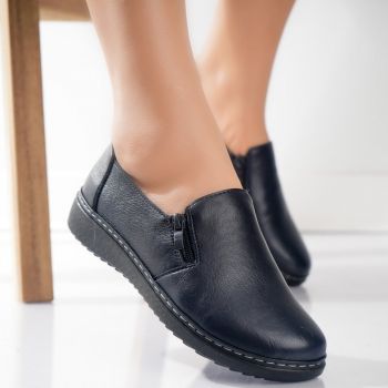 Pantofi dama casual Bleumarin din Piele Ecologica Deda