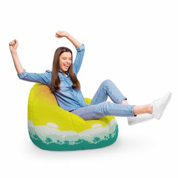 Fotoliu Puf Bean Bag tip Para XL Tropical