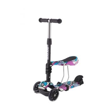 Trotineta Makani 3 in 1 Ride and Skate Picasso