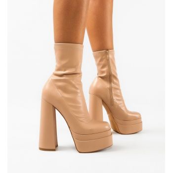 Botine dama Platouy Nude