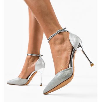 Pantofi dama Chima Argintii