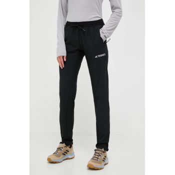 adidas TERREX pantaloni de exterior Liteflex culoarea negru