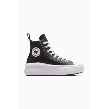 Converse tenisi Chuck Taylor All Star Move femei, culoarea negru, A04831C