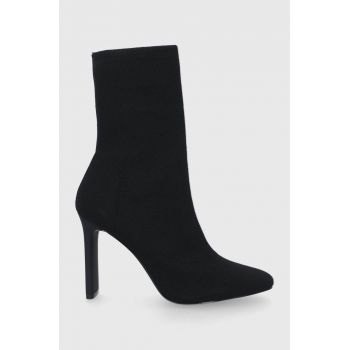 Aldo Botine femei, culoarea negru, cu toc drept