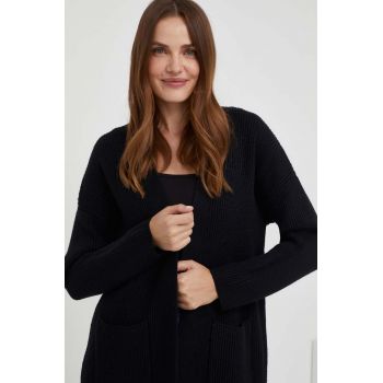 Answear Lab cardigan femei, culoarea negru, călduros