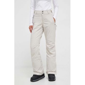 Columbia pantaloni Shafer Canyon Insulated culoarea bej