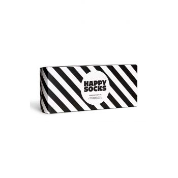 Happy Socks sosete 4-pack barbati, culoarea negru