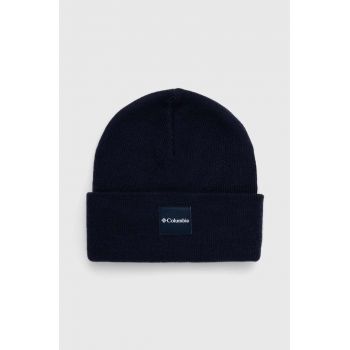 Columbia căciulă City Trek Heavyweight Beanie culoarea bleumarin, din tricot gros 1911251 ieftina