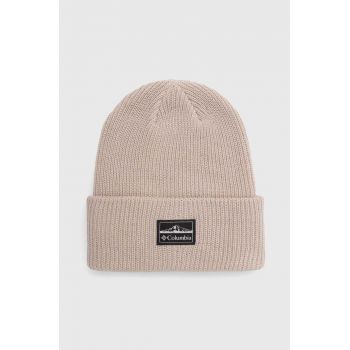 Columbia căciulă Lost Lager II Beanie culoarea bej 1975921 ieftina