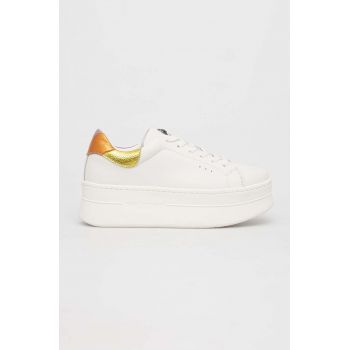 Kurt Geiger London sneakers din piele Laney Pumped culoarea alb, 9991919109