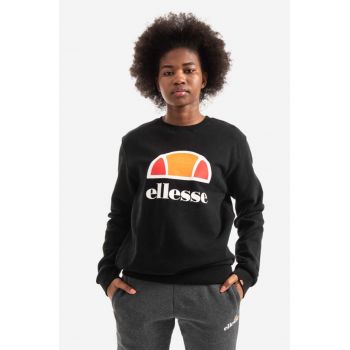 Ellesse bluză femei, culoarea negru, cu imprimeu SRK12902-BLACK