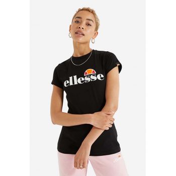 Ellesse tricou femei, culoarea negru SGK11399-WHITE