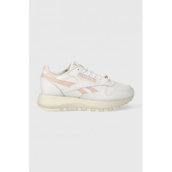 Reebok Classic sneakers din piele CLASSIC LEATHER culoarea alb 100034460