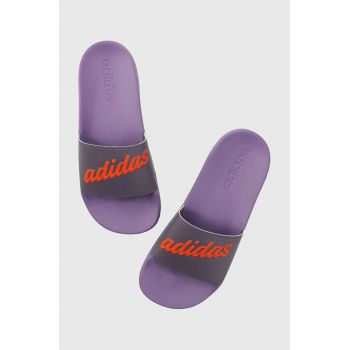 adidas papuci femei, culoarea violet