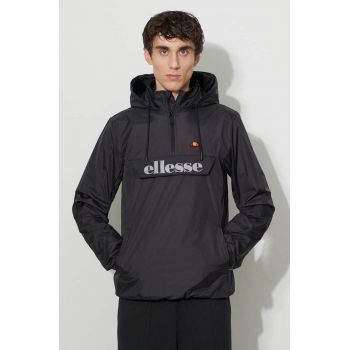 Ellesse geacă barbati, culoarea negru, de tranzitie SHR17782-BLACK