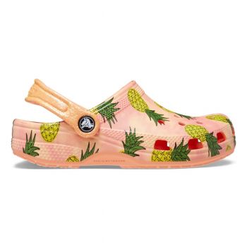 Saboti Crocs Classic Pool Party Clog Kids Galben - Papaya