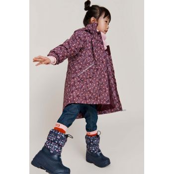 Reima cizme de iarna pentru copii Nefar culoarea roz