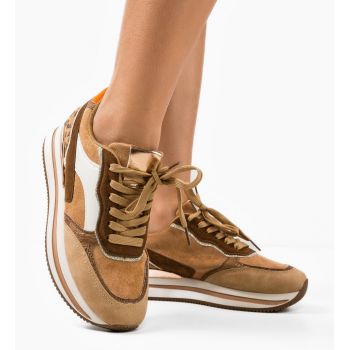 Sneakers dama Levine Khaki