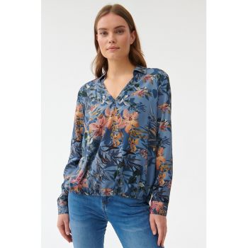 Bluza-tunica cu model floral