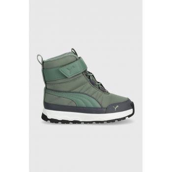 Puma cizme de iarna copii Evolve Boot AC+ PS culoarea verde