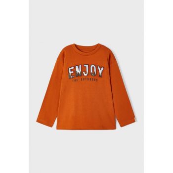 Bluza de bumbac cu text