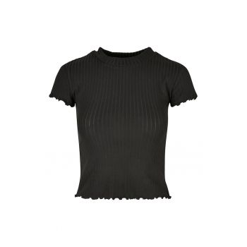 Tricou striat cu model uni