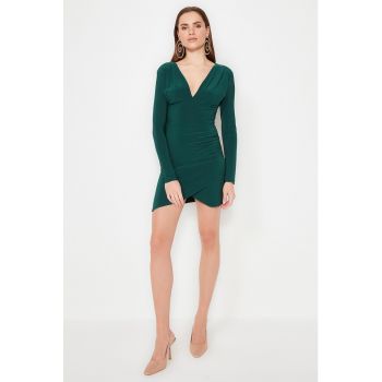 Rochie mini cambrata cu fronseuri