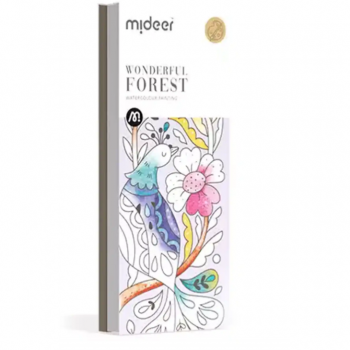 Carte Colorat Desene Include Pensula Pictat Acuarele Padurea Minunata Multicolor