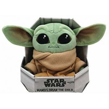 Jucarie Disney The Mandalorian Grogu, The Child, cuddly toy (green/brown, 25 cm)