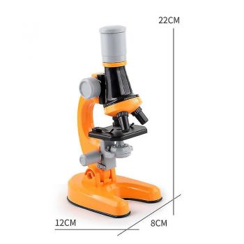 Microscop pentru copii STEM (Culoare produse: Portocaliu)