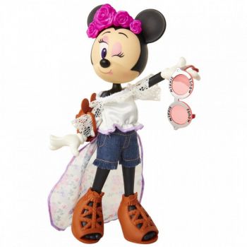 Papusa Minnie Mouse cu bentita cu flori (TIP PRODUS: Jucarii)