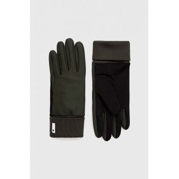 Rains manusi 16720 Gloves culoarea verde