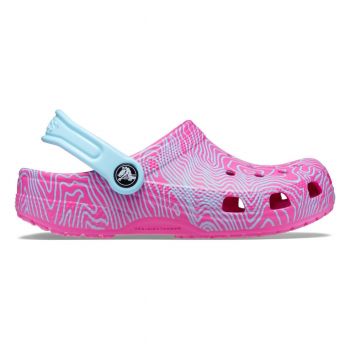 Saboti Crocs Classic Topographic Clog Kids Roz - Juice/Multi