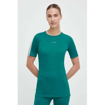 Icebreaker tricou funcțional 125 ZoneKnit culoarea turcoaz