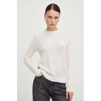 G-Star Raw pulover de lana femei, culoarea bej, light