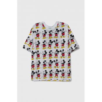 United Colors of Benetton tricou de bumbac pentru copii x Disney culoarea alb, modelator