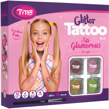 Set tatuaje temporare cu sclipici KKCTT2213016 Glamorous