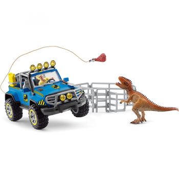 Jucarie Off-road vehicle with dinosaur outpost, play figure