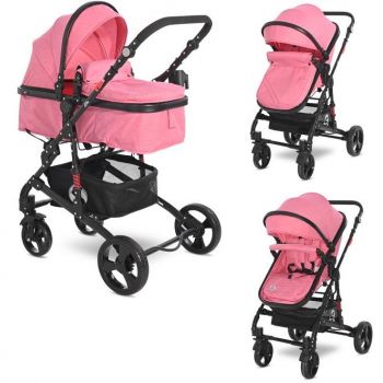 Carucior transformabil Alba Classic Candy Pink