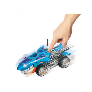 Masinuta cu lumini si sunete Hot Wheels Monster Action Sharkruiser Blue