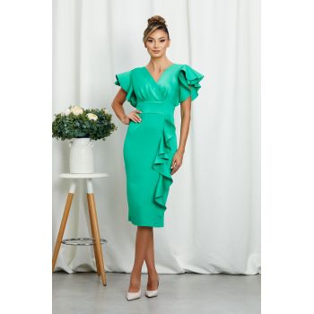 Rochie Elisa Verde Deschis