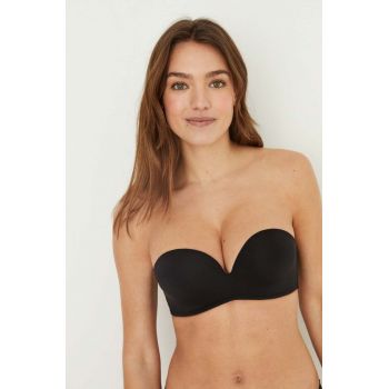 women'secret sutien SUPERB culoarea negru, neted ieftin